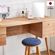 アユリナ / ドレッサーデスク単品 (幅110) | 日本製 木目調|コンパクト