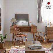 アユリナ / ドレッサーデスクミラーセット (幅110) | 日本製 木目調