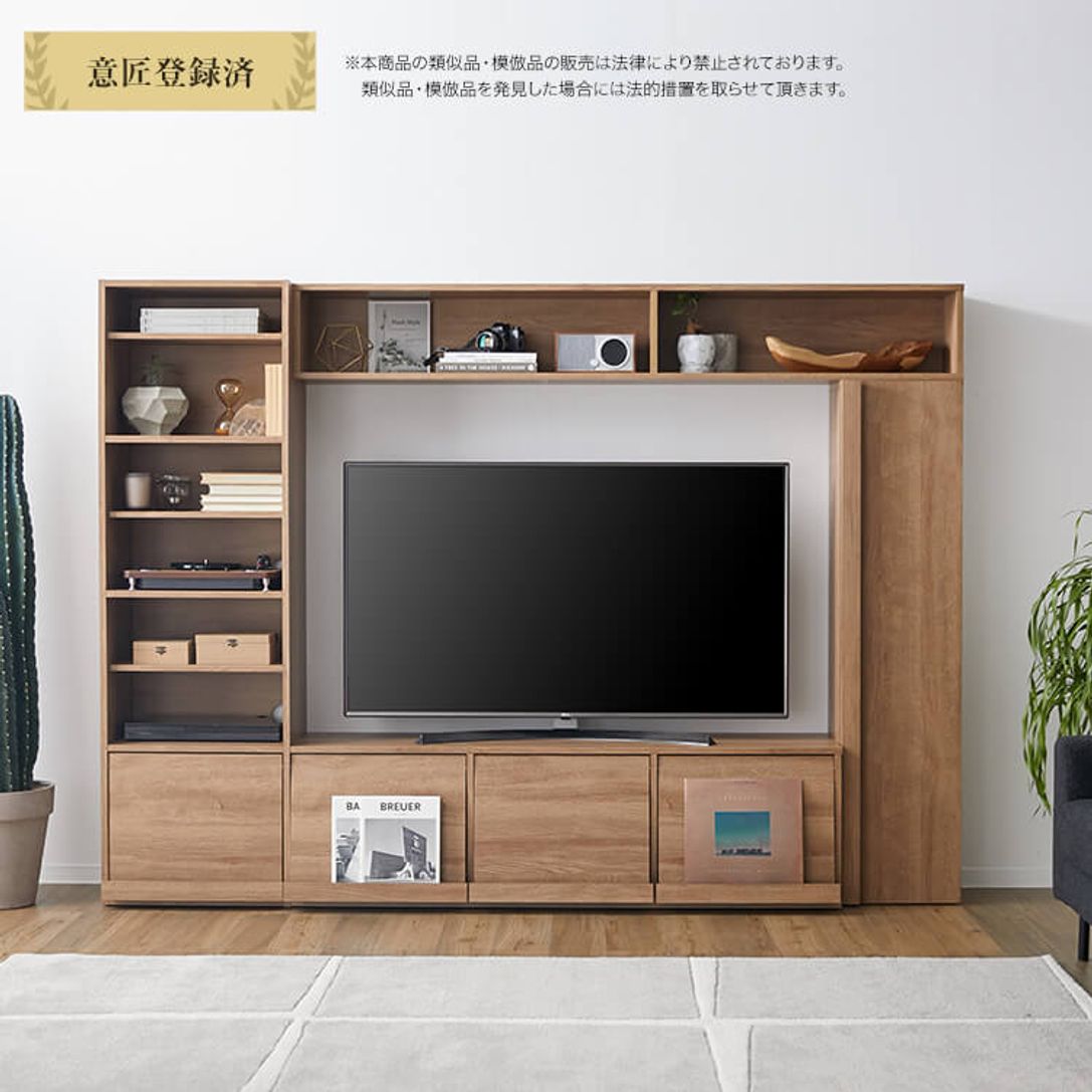 グリーン・ホワイト系 完成品♪ 大型システムテレビボード | www