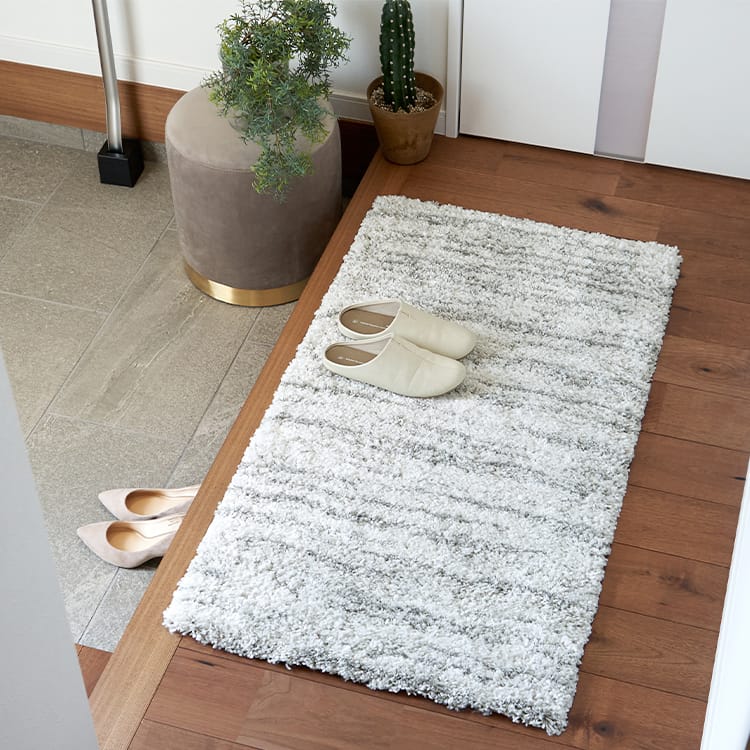 玄関マット(60x110cm) 北欧テイストのラグ カーペット ウィルトン織りの絨毯 | 【公式】LOWYA(ロウヤ) 家具・インテリアのオンライン通販