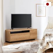 幅80] 木製テレビボード ラタン調 コード穴 脚付き | 【公式】LOWYA