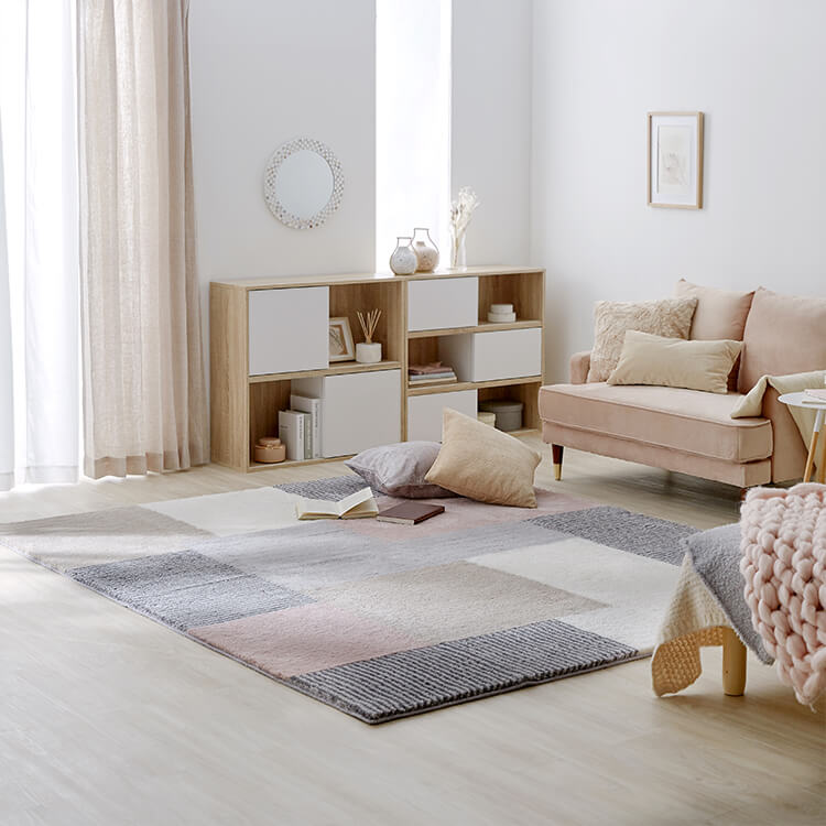 長方形シャギーラグ(250x200cm) 約3畳 洗えるくすみカラーのカーペット | 【公式】LOWYA(ロウヤ) 家具・インテリアのオンライン通販