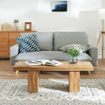 WTW コーヒーテーブル(幅120cm) チークウッド ローテーブル | 【公式