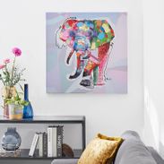 絵画 エレファント カラーインテリア 1290 が大特価！ 絵画 エレファント 絵画 1290 カラーインテリア 絵画