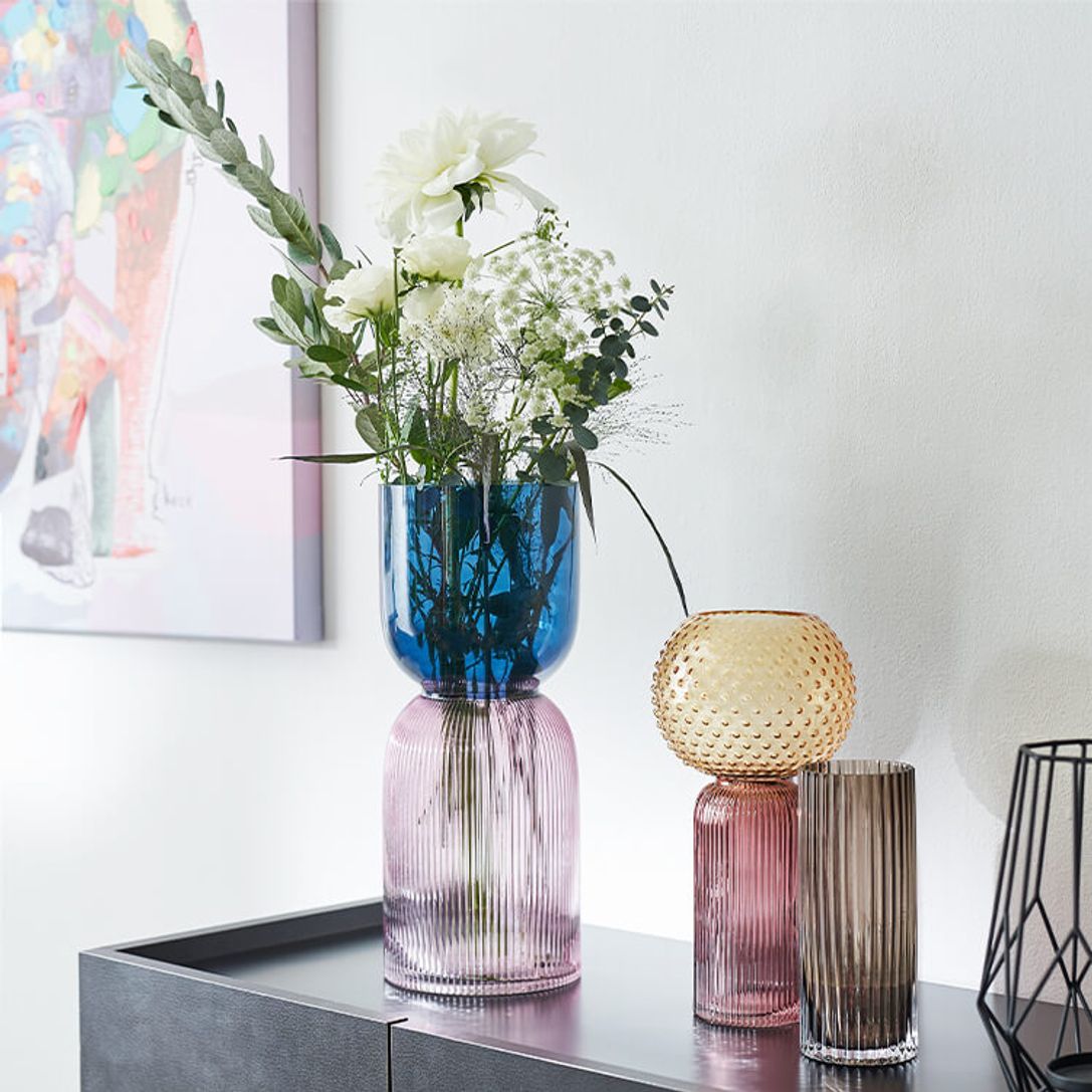 KARE フラワーベース バイカラーの花瓶 マーベラスデュオ 40cm | 【公式】LOWYA(ロウヤ) 家具・インテリアのオンライン通販