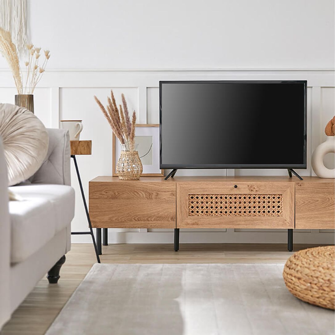 テレビ台 幅140cm ラタン調 木目 スチール脚 公式 Lowya ロウヤ 家具 インテリアのオンライン通販 テレビ台 幅140cm ラタン調 木目 スチール脚 公式 Lowya ロウヤ 家具 インテリアのオンライン通販