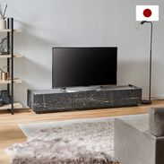 ジノボストーン / テレビ台 (幅180) | 日本製 収納付き 大理石柄