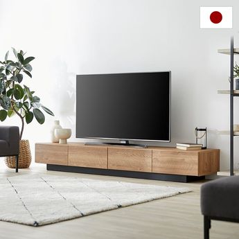 日本製テレビ台(幅210cm) 完成品 テレビボード ローボード 日本製テレビ台(幅210cm) 完成品 テレビボード ローボード