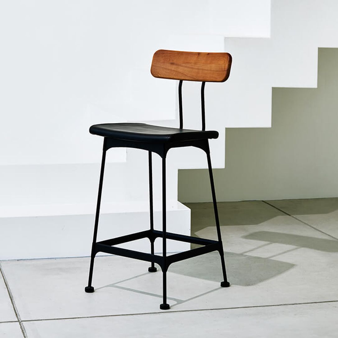 GART ガルト ハイチェア(幅41.5cm) ハイスツール カウンターチェア 天然木 スチール脚椅子 | 【公式】LOWYA(ロウヤ)  家具・インテリアのオンライン通販