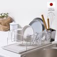 人気、便利商品✨LOWYA 水切りラック(送料込み)✨ 水切りラック 水切りカゴ ディッシュドレイナー(ショート) UtaU