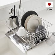 水切りラック 水切りカゴ 大容量 ステンレス [幅35] | 【公式】LOWYA