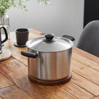 柳宗理 南部鉄器 両手鍋 深型 22cm 1点 ⚠️ハンドル無し 深鍋 柳宗理】 深型両手鍋・レードルS: 雑貨｜オンワード公式グルメ