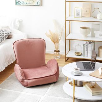 大人可愛いベルベット調座椅子[幅66] | 【公式】LOWYA(ロウヤ) 家具