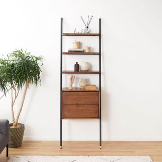 ラダーシェルフ 無垢材 スチール 真鍮 UP TOWN FURNITURE | 【公式