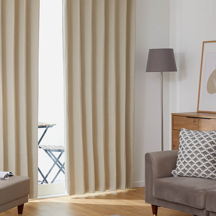 遮光2級｜ベーシック遮光Ⅱ（アイボリー）｜カーテン　157×198 両開き 遮光2級｜ベーシック遮光Ⅱ（アイボリー）｜カーテン 157×198 両開き 遮光2