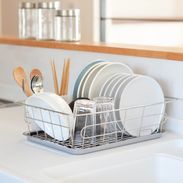 水切りラック 水切りカゴ ステンレス [幅42] | 【公式】LOWYA(ロウヤ