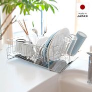 斜めに流れる1段水切り 水切りカゴ ビーワーススタイル [幅41.8