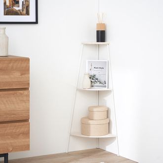 【連休前値下げ】B‐COMPANY★3段チェスト＋ディスプレイ棚付き B‐COMPANY☆3段チェスト＋ディスプレイ棚付き コーナーラック 3段 B-