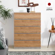 ああああ☆木製　ちょっとだけ大きい　4段ローチェスト　日本製　蟻組み仕上げ st-an100-80h_1.jpg