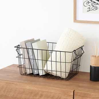 ワイヤーバスケット スタック A 37x26x18 インテリア雑貨 生活