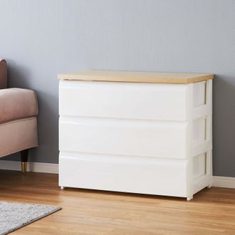 ナチュラル チェスト 3段 2台セット 幅74] 収納ボックス3段 | 【公式】LOWYA(ロウヤ) 家具・インテリアの