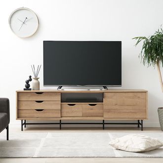 幅180] テレビ台 テレビボード 収納棚 リビング 収納 引き戸