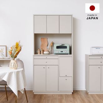 福袋 売れ残り 韓国インテリア風食器棚 [幅90] 家具 【公式】LOWYA(ロウヤ) | キャビネット・サイドボード