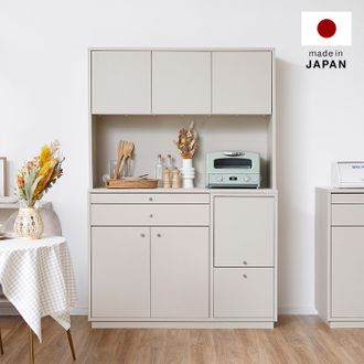 韓国インテリア風食器棚 [幅120] | 【公式】LOWYA(ロウヤ) 家具