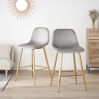 カウンターチェア ゴールド脚 | 【公式】LOWYA(ロウヤ) 家具