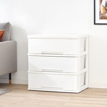 ワイドタイプの収納ボックス 3段 | 【公式】LOWYA(ロウヤ) 家具