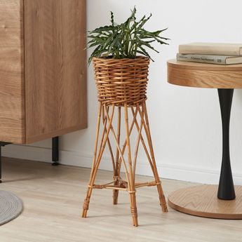 ラタン 脚付きプランターカバーM モビリグランデ | 【公式】LOWYA