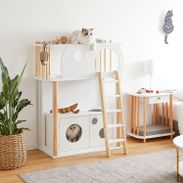 LOWNYA 遊び場付き猫ハウス 猫家具 | 【公式】LOWYA(ロウヤ) 家具