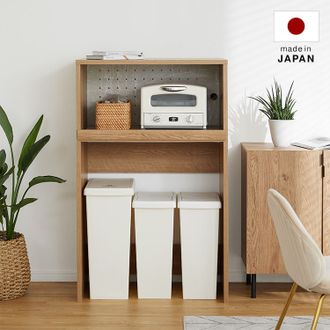 木製ゴミ箱上ラック[80] | 【公式】LOWYA(ロウヤ) 家具・インテリアの