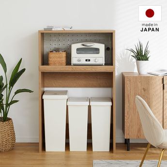 木製ゴミ箱上ラック[80] | 【公式】LOWYA(ロウヤ) 家具・インテリアの