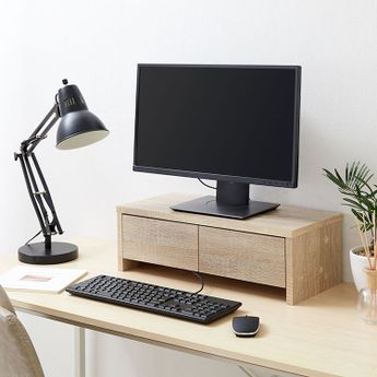 モニタースタンド　モニター台　木製　おしゃれ　LAYTURE   LAY20A Amazon.co.jp: LAYTURE LAY20A 木製 モニター スタンド デスク用