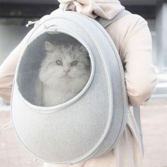 【１着でも送料無料】 EGGY リュック型猫ハウス 【公式 | LIVING HOUSMALL 猫リュック キャリーバッグ