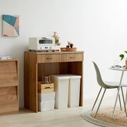 ゴミ箱収納 キッチンラック[幅90] | 【公式】LOWYA(ロウヤ) 家具