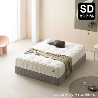 LOWYA】マットレス[セミダブル] ハイブリッド ZINUS