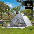 幅200]ポップアップテント ショルダー/リュック収納バッグ付き