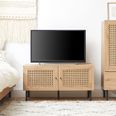 【美品】LOWYAロウヤ テレビ台 ラタン 140cm LOWYA テレビ台 幅140cm テレビボード テレビラック ローボード