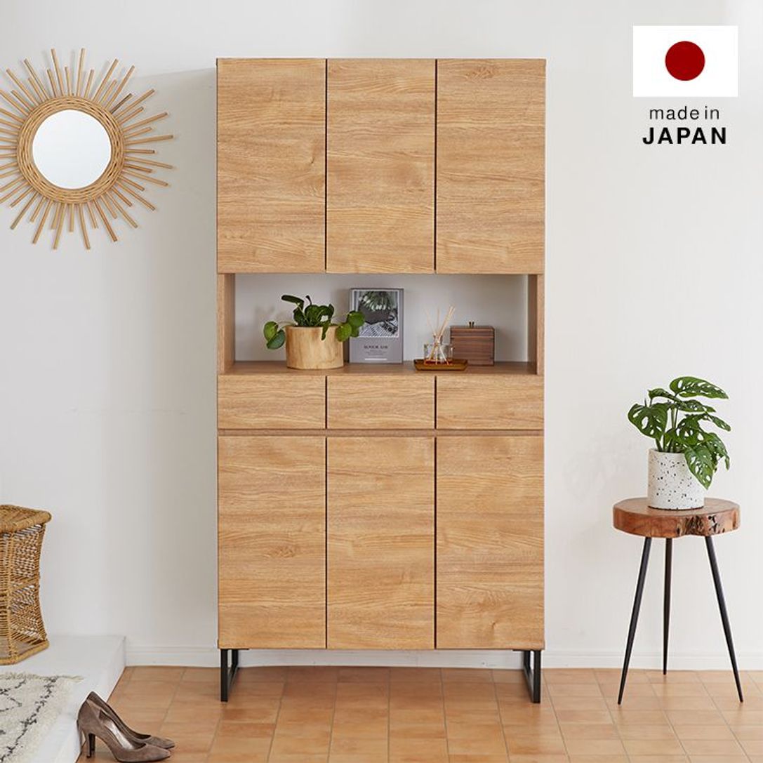木製シューズボックス ハイタイプ [幅90] 【公式】LOWYA(ロウヤ) 家具・インテリアのオンライン通販