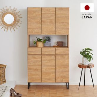 Amazon｜LOWYA ロウヤ シューズボックス 靴箱 国産 キャビネット