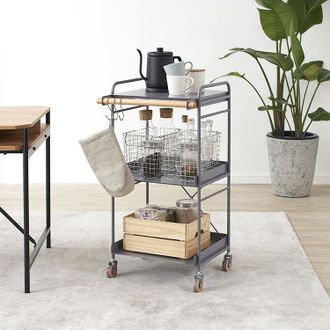 LIV スチール ワゴン Mash | 【公式】LOWYA(ロウヤ) 家具・インテリア