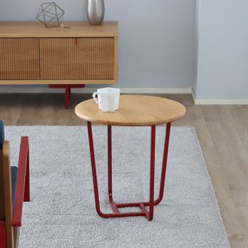 サイドテーブル ラタン調 丸テーブル UP TOWN FURNITURE | 【公式】LOWYA(ロウヤ) 家具・インテリアのオンライン通販