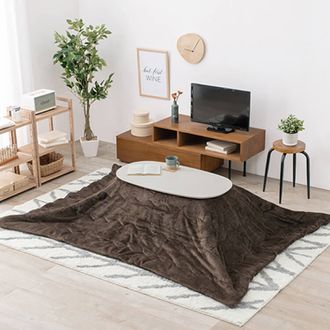 店舗良い 楕円形 折りたたみこたつテーブル 北欧風 [幅90] 【公式 | センターテーブル・ローテーブル