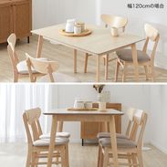 伸縮ダイニングテーブルセット 北欧風 [幅120～160] | 【公式】LOWYA