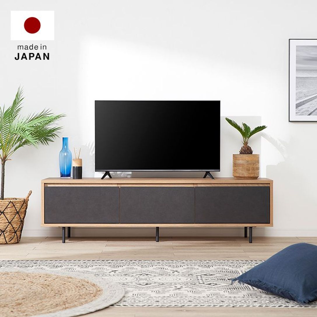 LOWYA 日本製ウォールナットテレビ台120 - 棚/ラック