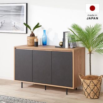 楽天市場】サイドボード キャビネット 収納棚 リビングボード