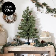 LOWYA クリスマスツリー180㎝ヌードツリー 180cm] クリスマスツリー 手作りオーナメントセット LEDライト付