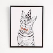 【廃盤】Living House | スペースキャット アートパネル LIVING HOUSE アートパネル スペースマンキャット 30×45cm